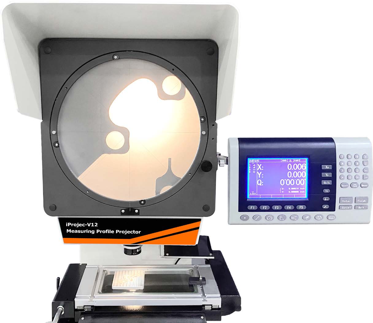 iProjec-V12 Vertical Measuring Profile Projector - Mikrosize Measuring ...