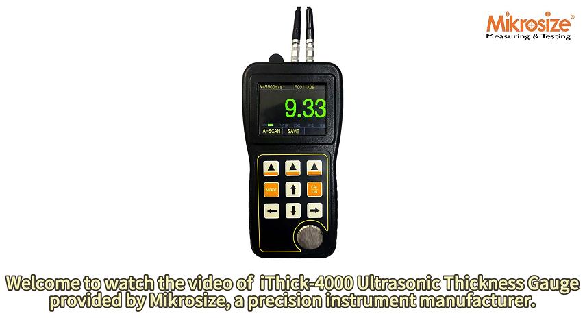 iThick-4000 Ultrasonic Thickness Gauge
