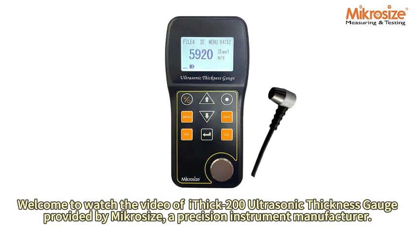 iThick-200 Ultrasonic Thickness Gauge