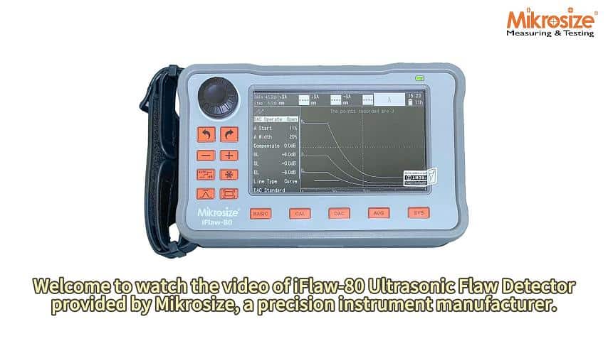 iFlaw-80 Ultrasonic Flaw Detector