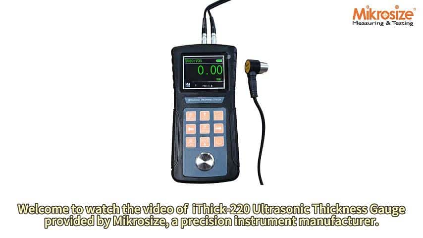 iThick-220 Ultrasonic Thickness Gauge