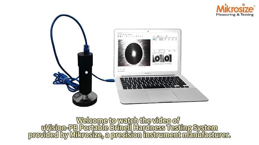 uVision-PB Portable Brinell Hardness Testing System