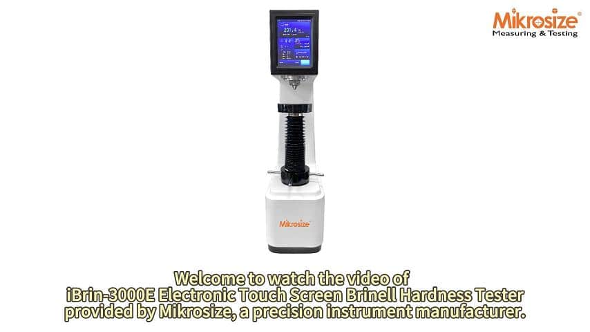 iBrin-3000E Electronic Touch Screen Brinell Hardness Tester