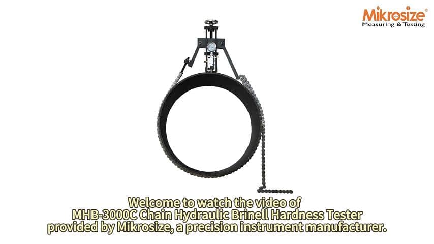 MHB-3000C Chain Hydraulic Brinell Hardness Tester