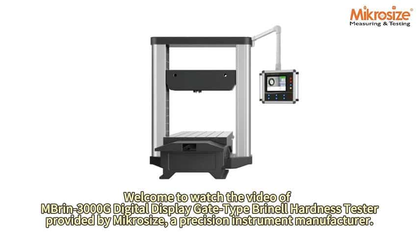 MBrin-3000G Digital Display Gate-Type Brinell Hardness Tester