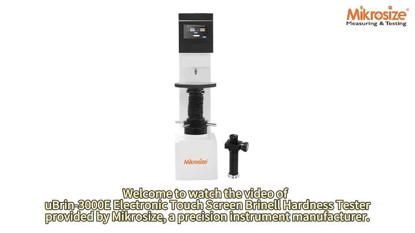 uBrin-3000E Electronic Touch Screen Brinell Hardness Tester