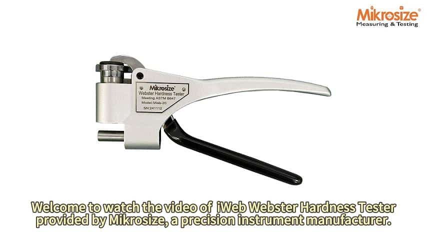 iWeb Webster Hardness Tester