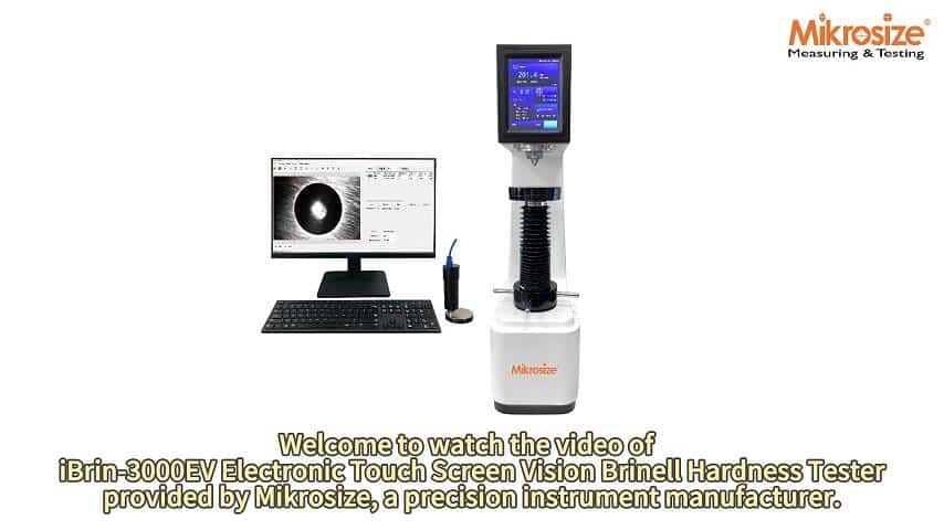 iBrin-3000EV Electronic Touch Screen Vision Brinell Hardness Tester