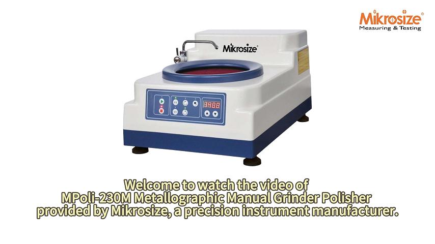 MPoli-230M Metallographic Manual Grinder Polisher