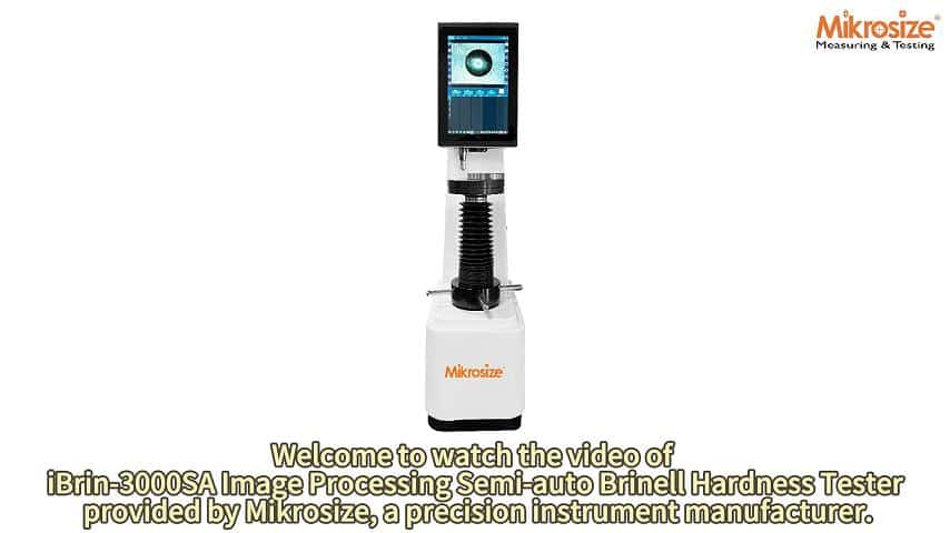 iBrin-3000SA Intelligent Semi-auto Brinell Hardness Tester