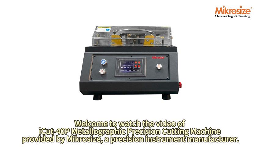 iCut-40P Metallographic Precision Flat-panel Cutting Machine