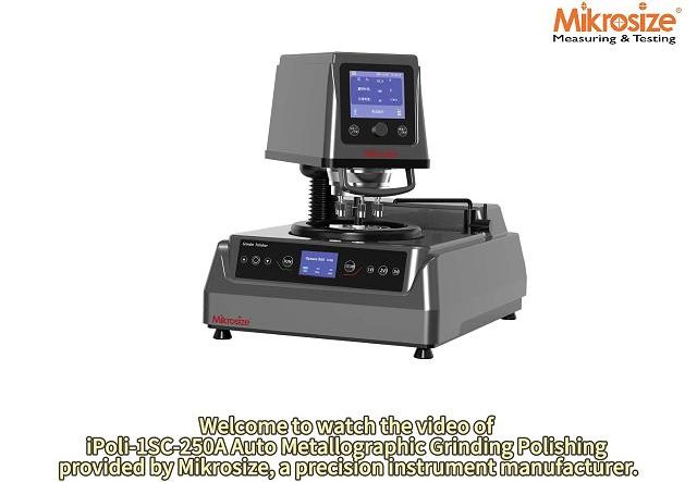 iPoli-SC-250A Auto Metallographic Grinding Polishing Machine(Single+Central Force)
