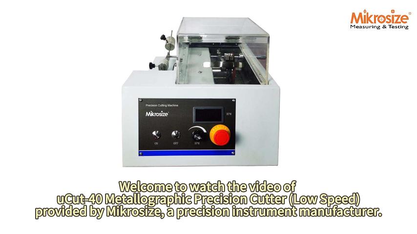 uCut-40 Metallographic Precision Cutter (Low Speed)
