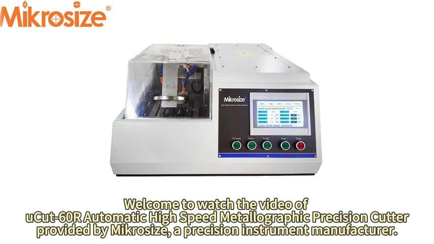 uCut-60 Metallographic Precision Cutter (High Speed)