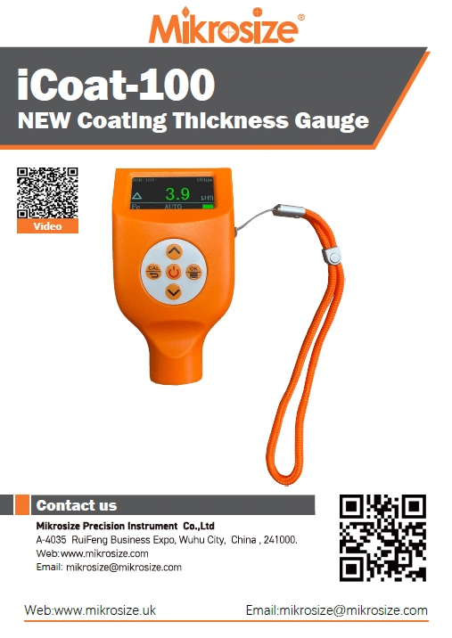 iCoat-100 NEW Coating Thickness Gauge