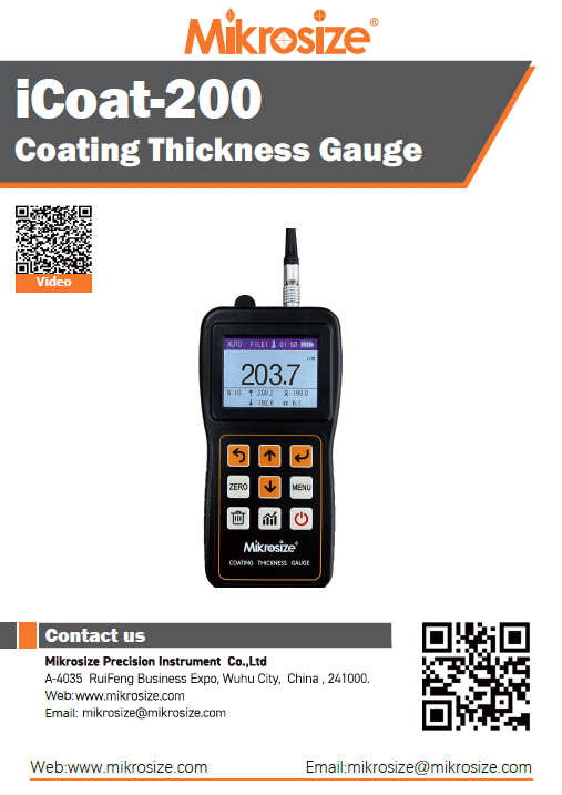 iCoat-200 Coating Thickness Gauge