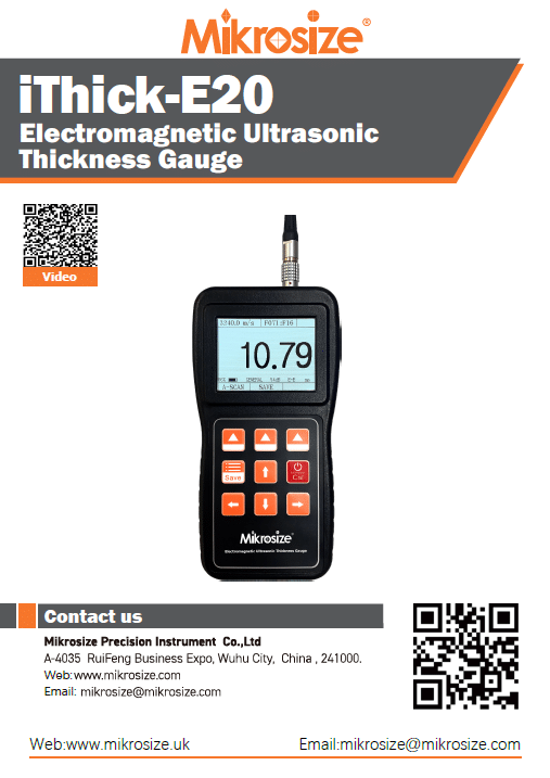 iThick-E20 Electromagnetic Ultrasonic Thickness Gauge