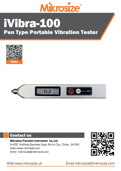iVibra-100 Pen Type Portable Vibration Tester