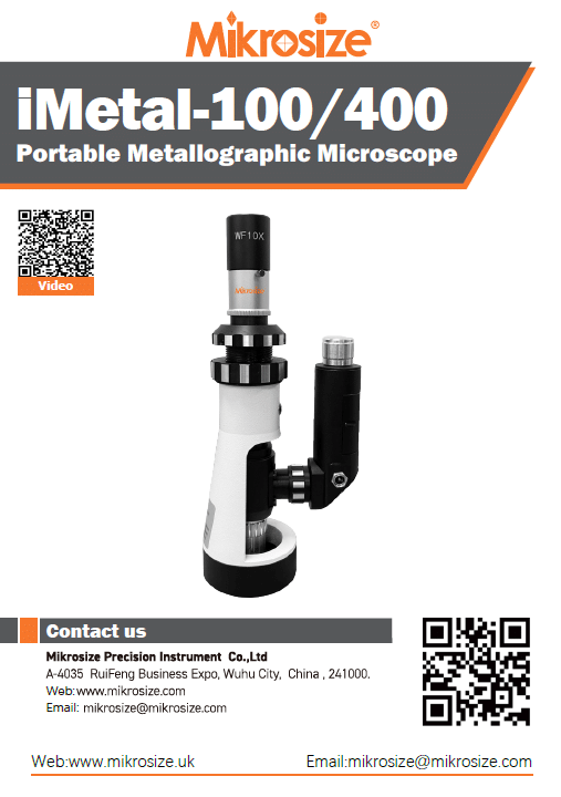 iMetal-100/400 Portable Metallographic Microscope