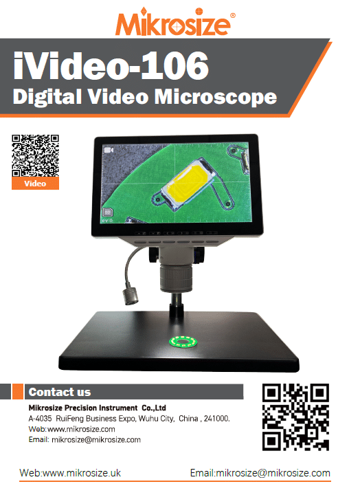 iVideo-106 Digital Video Microscope