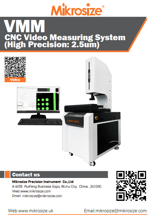 VMM-3020 CNC Video Measuring System (High Precision: 2.5um)