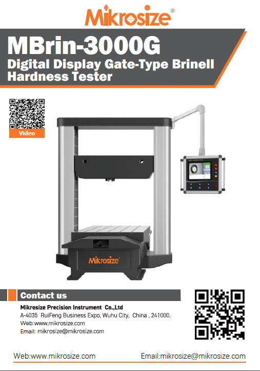 MBrin-3000G Digital Display Gate-Type Brinell Hardness Tester