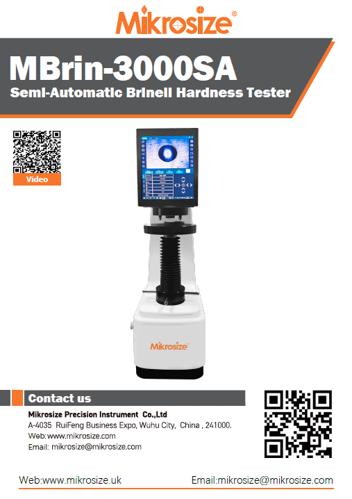MBrin-3000SA Semi-Automatic Brinell Hardness Tester
