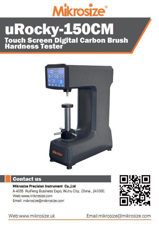 uRocky-150CM Touch Screen Digital Carbon Brush Hardness Tester
