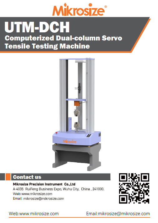 UTM-DCH Computerized Dual-Column Servo Universal Testing Machine