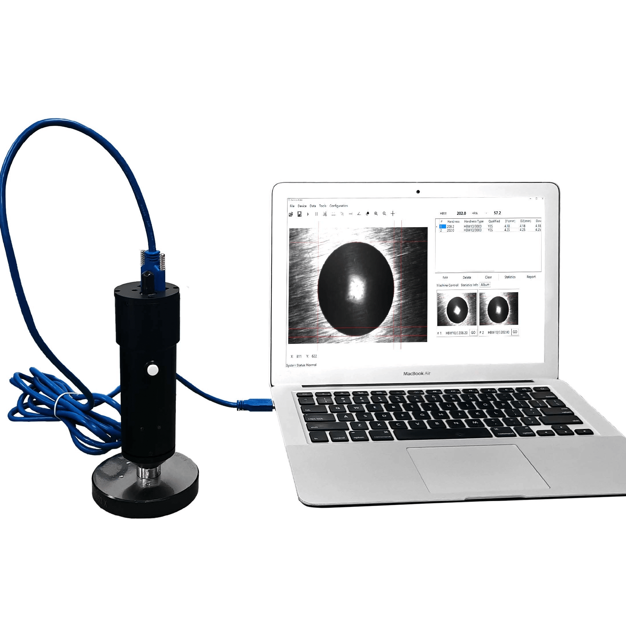 uVision-PB Portable Brinell Hardness Testing System: Precision On-Site Hardness Measurement