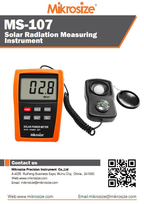 MS-107 Solar Radiation Measuring Instrument
