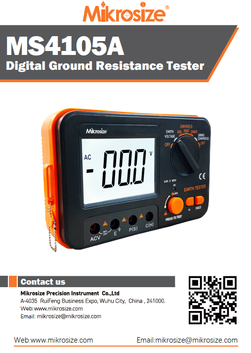 MS4105A Digital Ground Resistance Tester