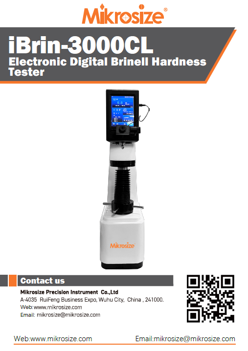 iBrin-3000CL Digital Brinell Hardness Tester