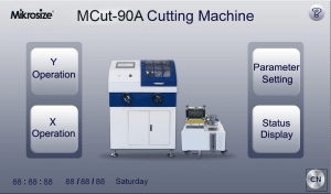 MCut 90A Manual Auto Abrasive Metallographic Cutter1