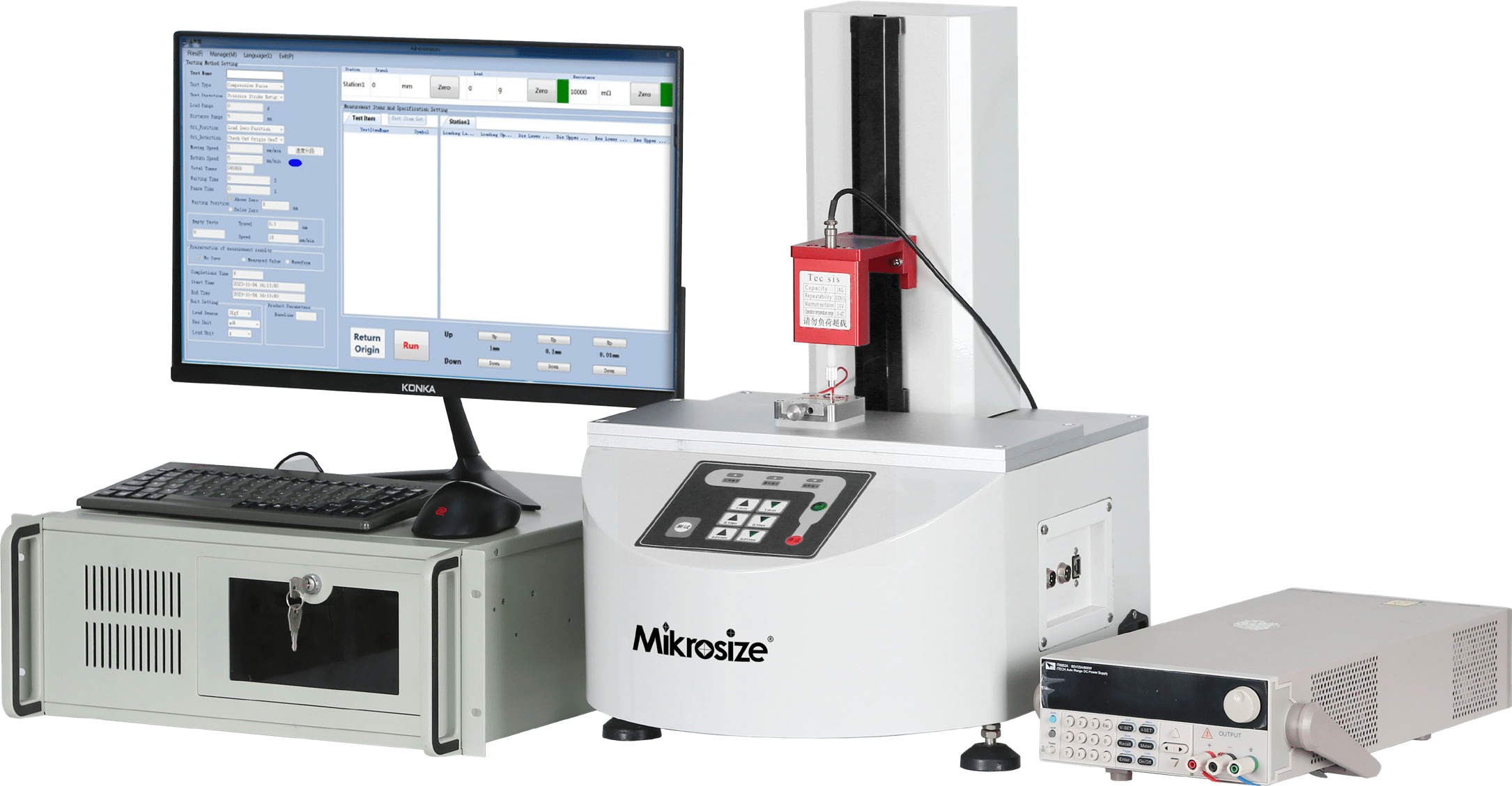Automatic Load-Displacement Curve Tester