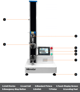 UTM TSC SERIES SINGLE COLUMN TOUCH SCREEN UNIVERSAL TESTING MACHINE 1