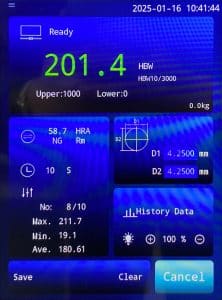 iBrin 3000E Electronic Touch Screen Brinell Hardness Tester图（3）