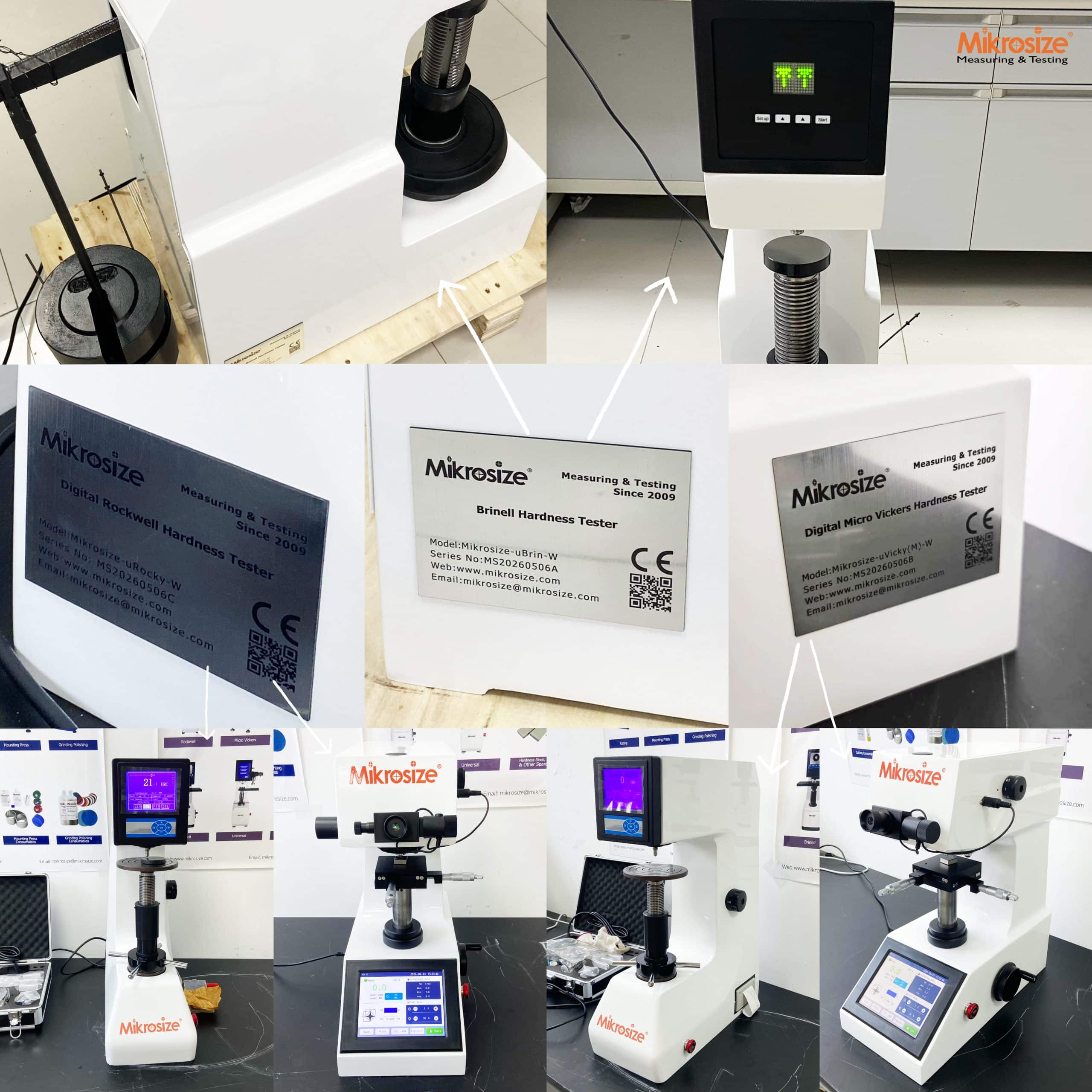 The Belarusian dealer has purchased three hardness testers of different models and arranged shipment on an EXW basis.