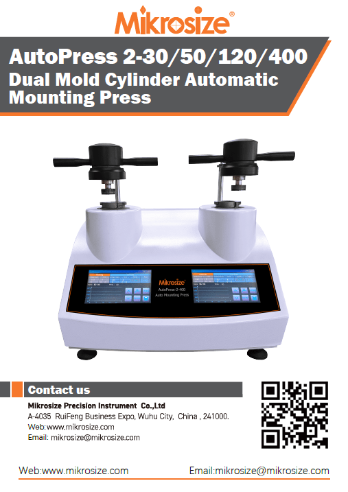 Auto Press 2-30/2-50/2-120/2-400 Dual Mold Cylinder Automatic Mounting Press