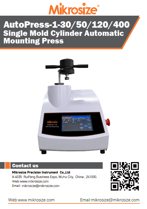 AutoPress -1-30/50/120/400 Single Mold Cylinder Automatic Mounting Press