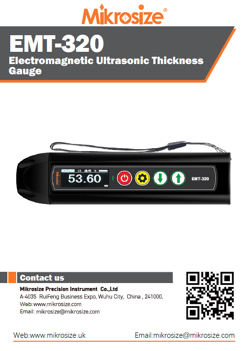 EMT-320 Electromagnetic Ultrasonic Thickness Gauge