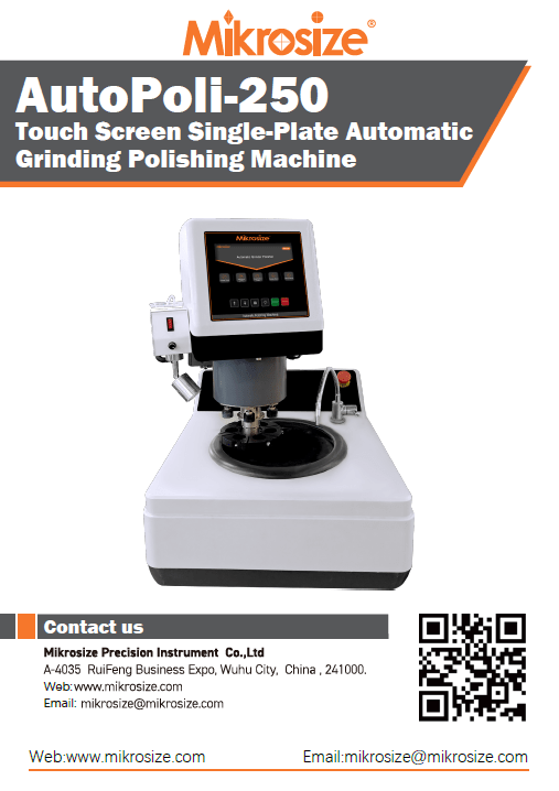 Auto Poli-250 Touch Screen Single-Plate Automatic Grinding Polishing Machine