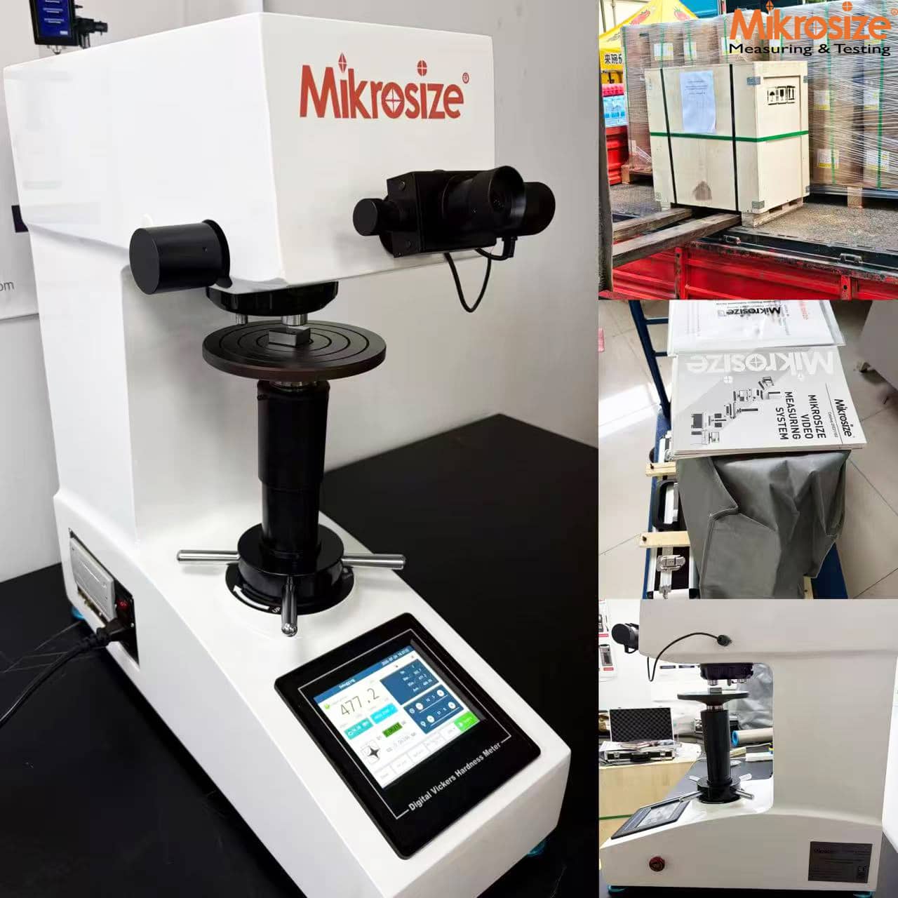Mikrosize just shipped the Belarus order–hardness tester en route!