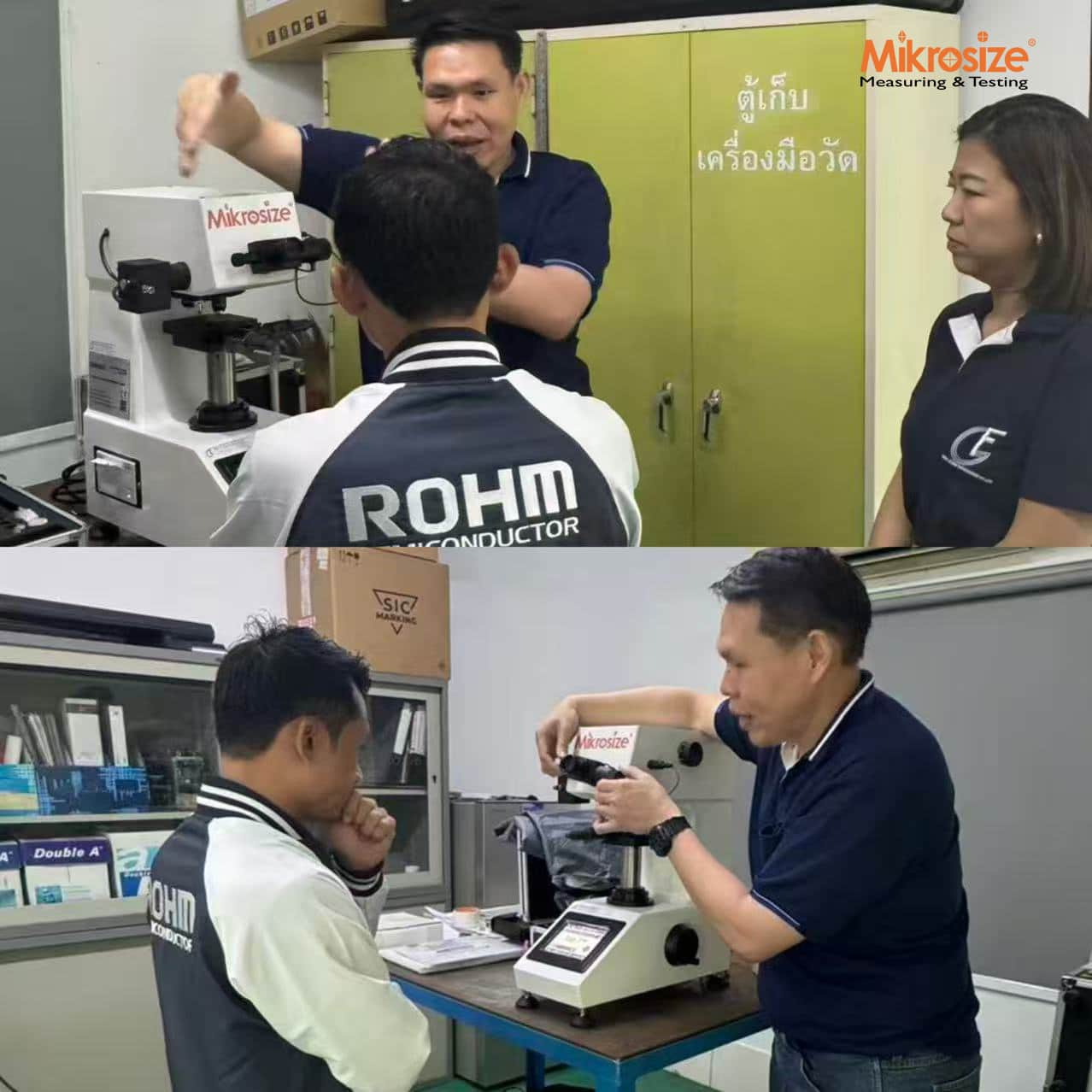 Empowering Precision Measurement: Mikrosize Successfully Delivers Touch Screen Micro Vickers Hardness Tester in Thailand