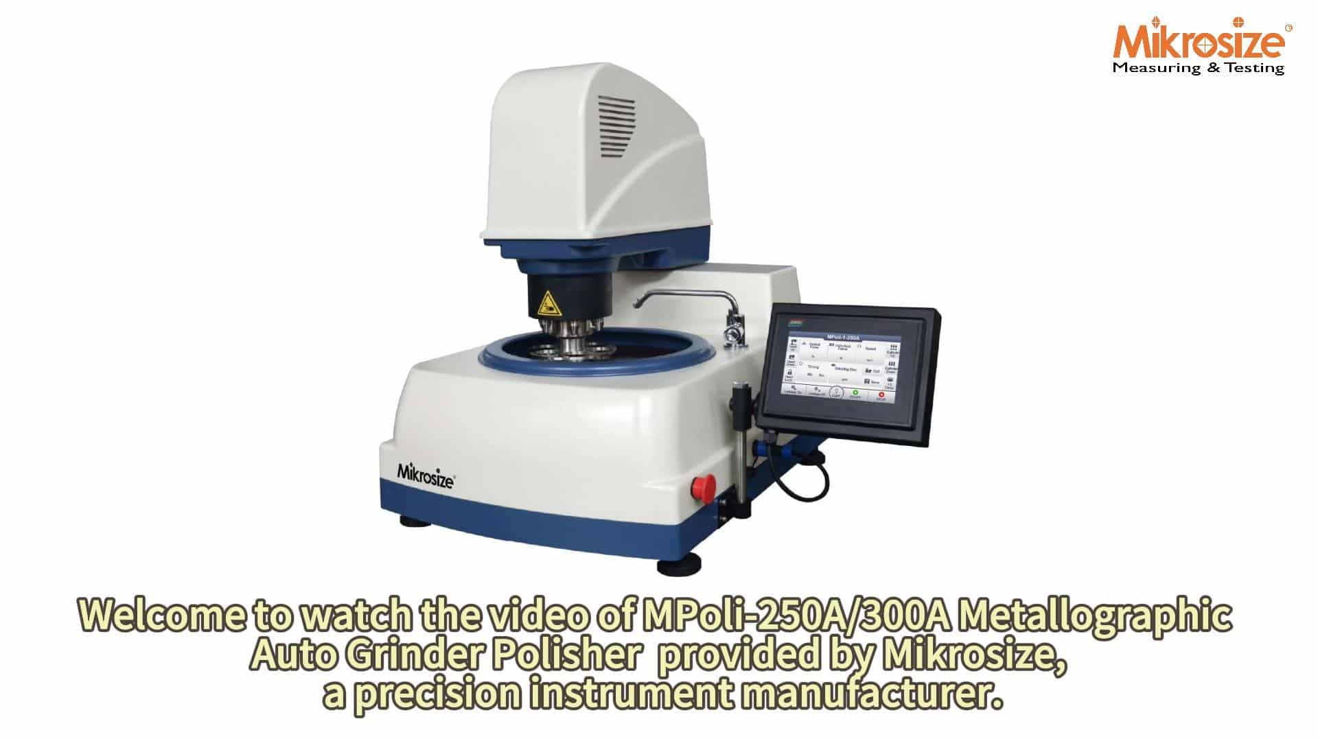 MPoli-250A/300A Metallographic Auto Grinder Polisher