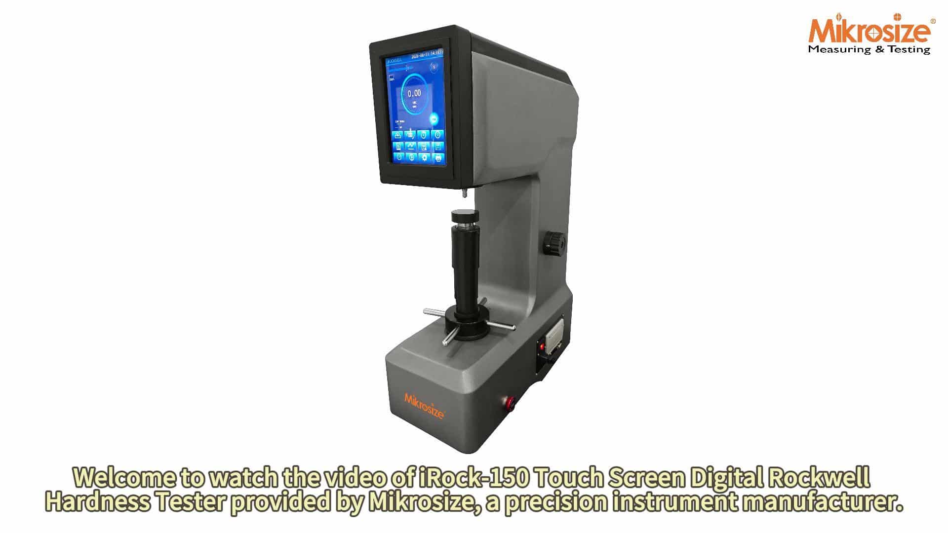 iRock-150 Touch Screen Digital Rockwell Hardness Tester