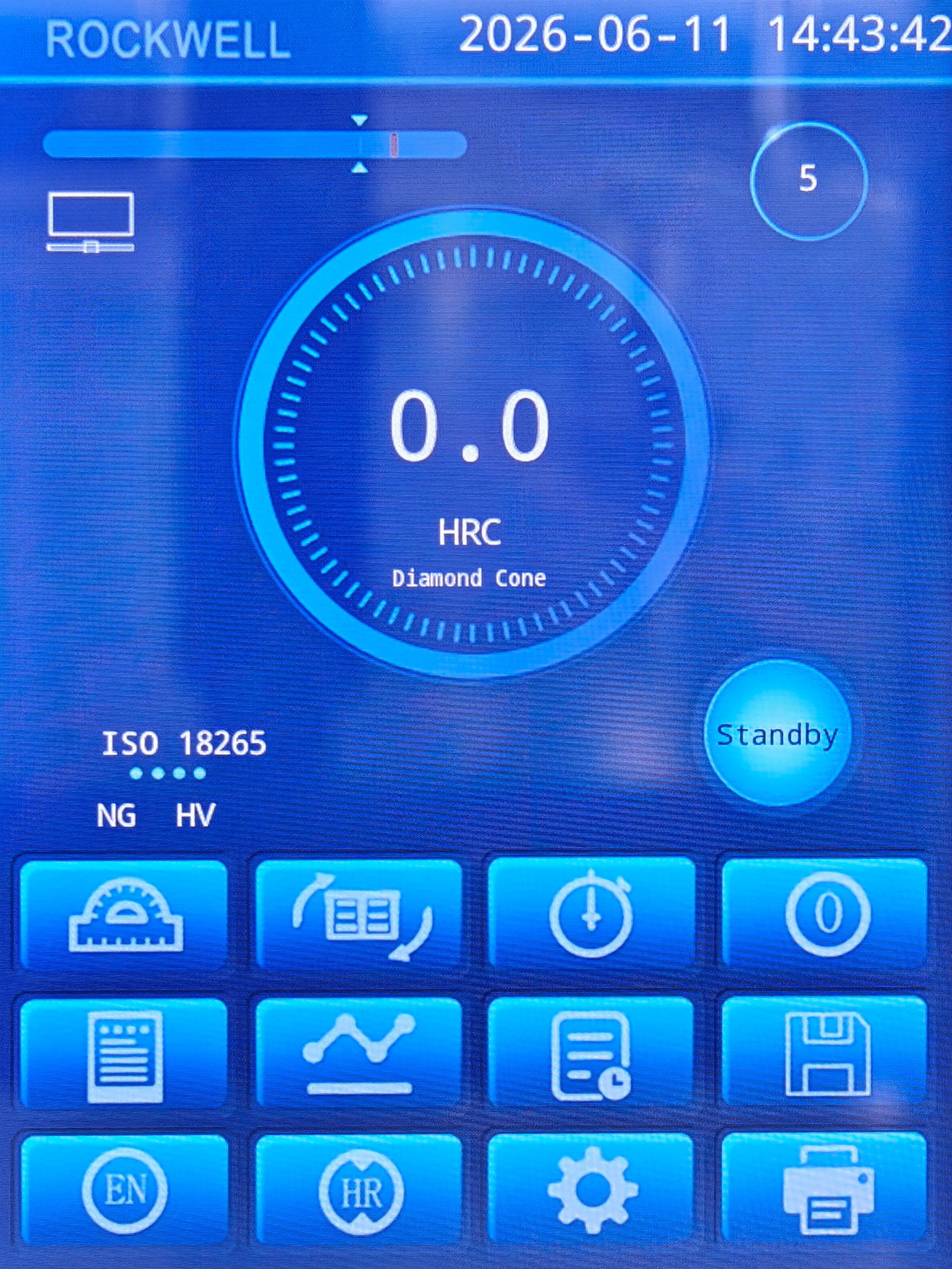 Irock 150 touch screen digital rockwell hardness tester7