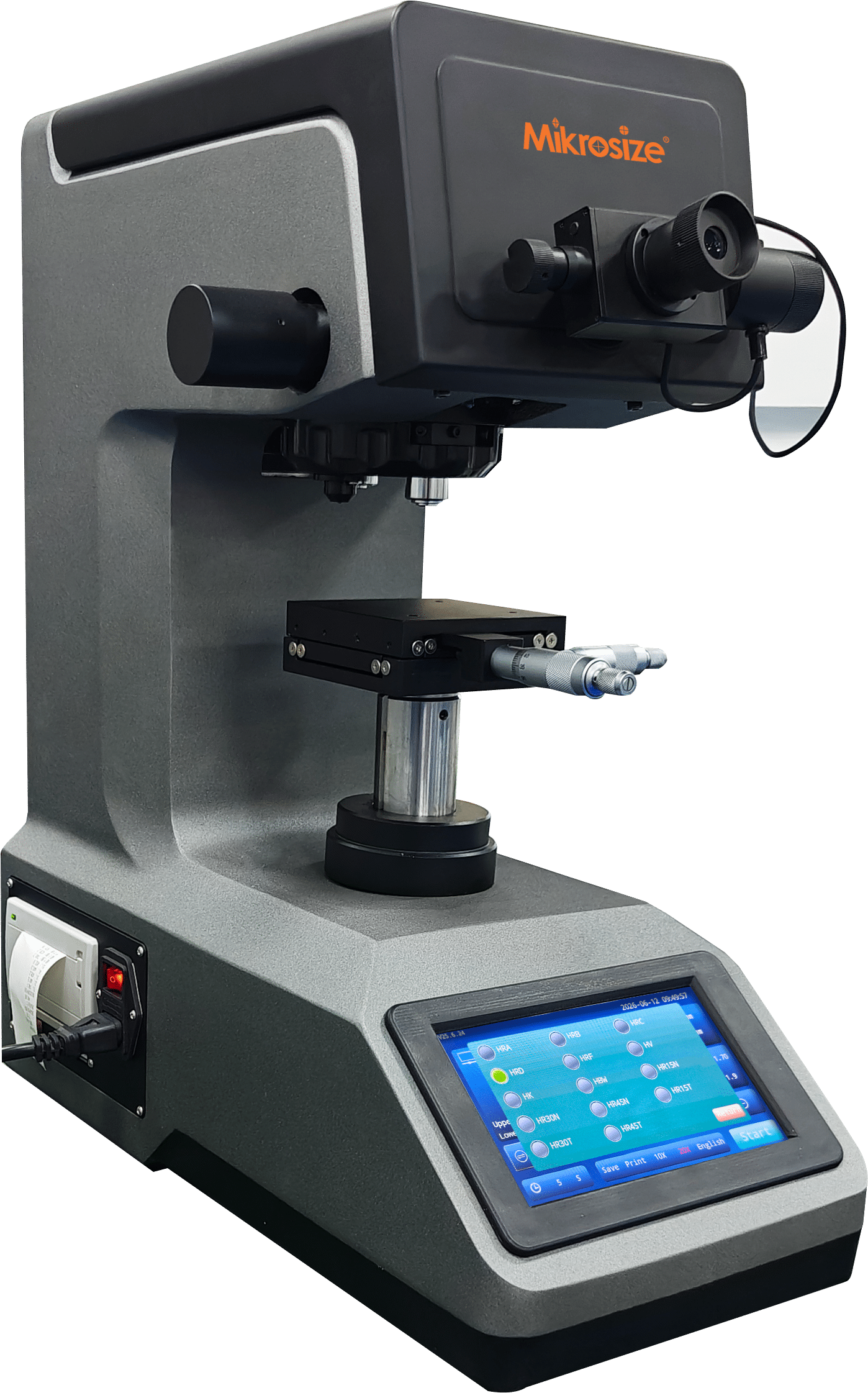 Ivicker 1000t touch screen digital automatic turret micro vickers hardness tester（2）