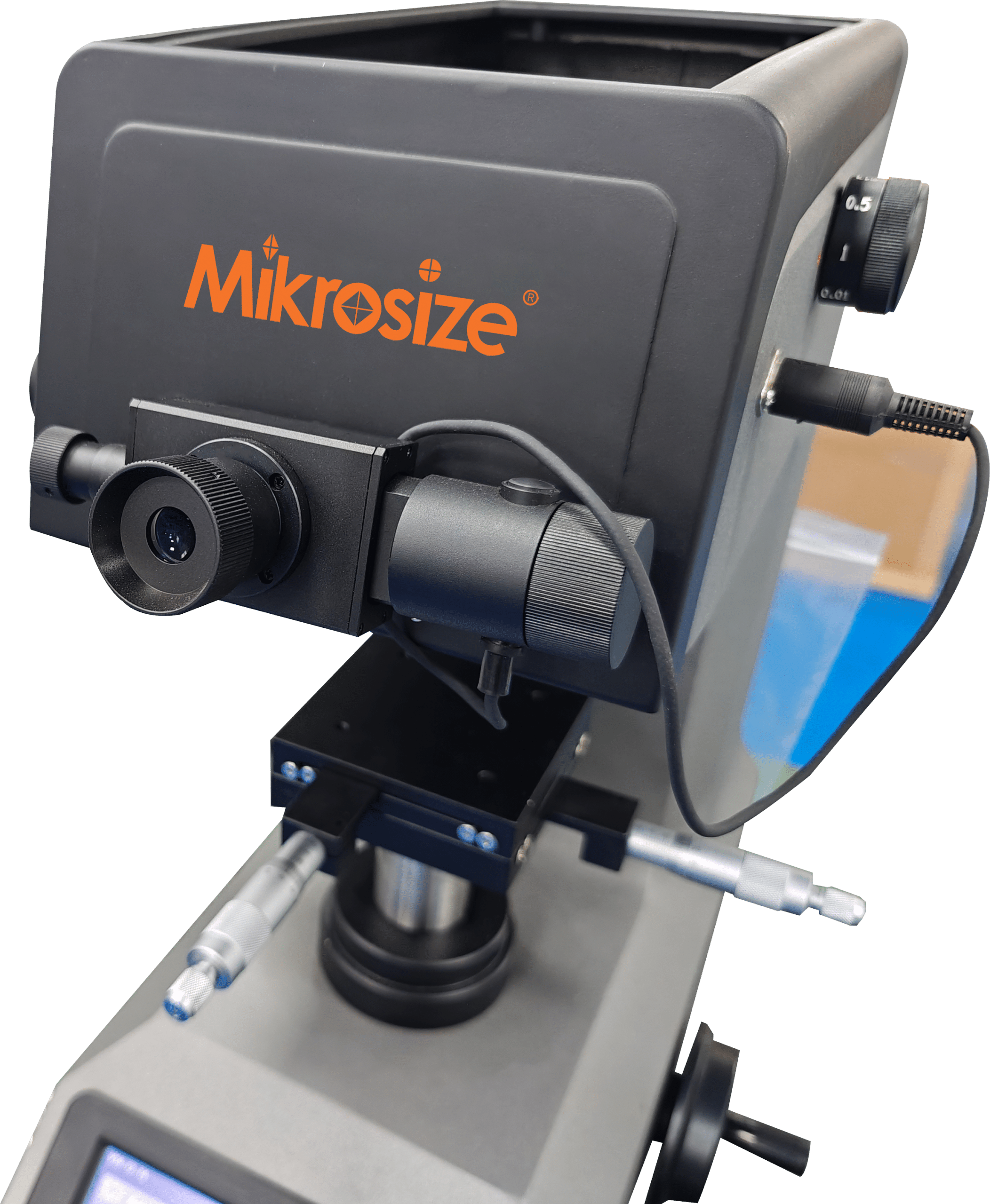 Ivicker 1000t touch screen digital automatic turret micro vickers hardness tester（3） scaled