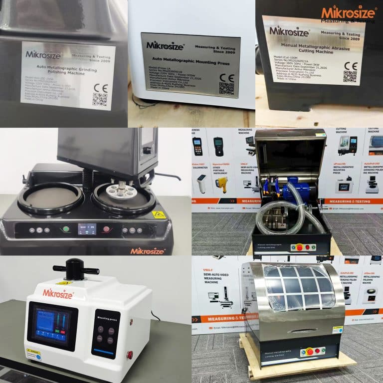 The Vietnamese dealer’s metallographic grinding/polishing, embedding, and cutting machines have been inspected, packed, and are ready for pickup. 1 Three pieces of equipment from Vietnam